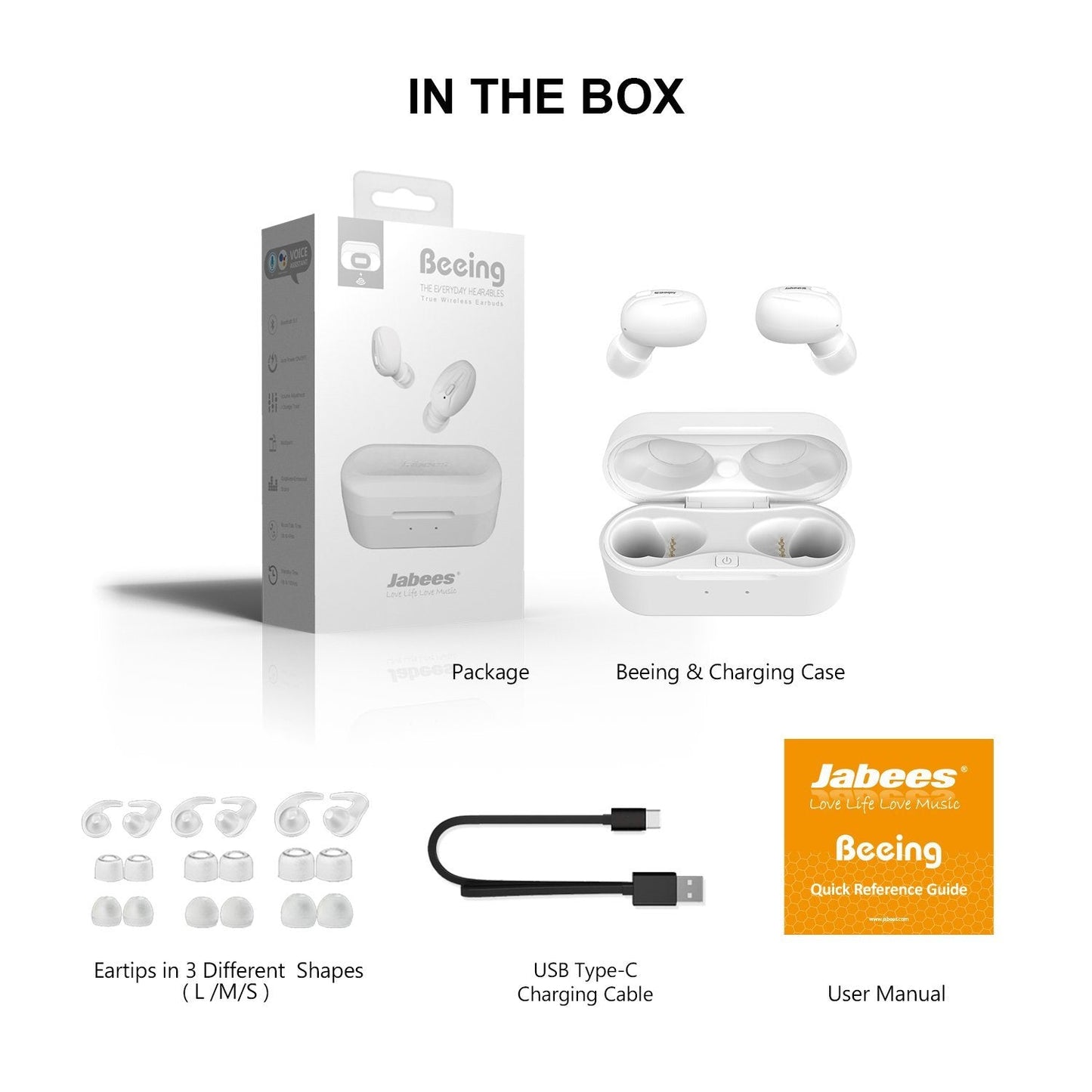 Beeing - The Cutting-Edge True Wireless Earbuds With Qi-Enabled Wireless Charging Case