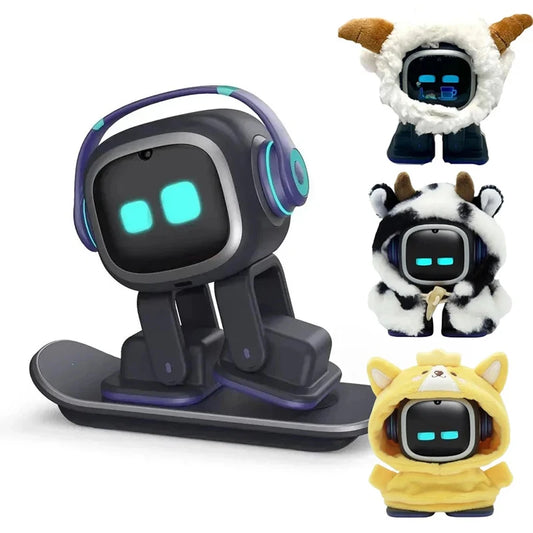 Emo Intelligent Robot Pet Toy Emo Sound Player Ai Puzzle Electronic Action